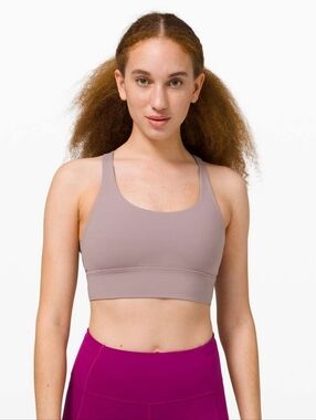 Lululemon Energy Bra Long Line *Medium Support - Violet Verbena - Size 12